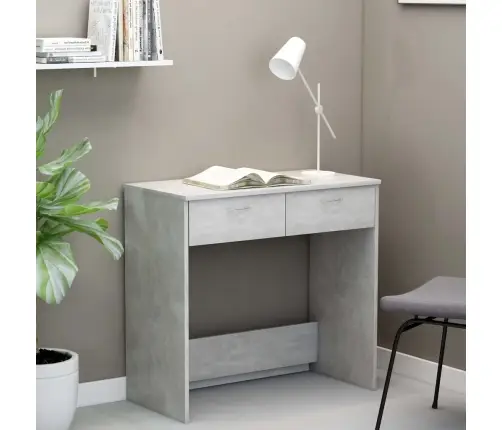Rakstāmgalds, Betonpelēks, 80X40X75 Cm, Inženierijas Koks Vidaxl Rakstāmgalds, Betonpelēks, 80X40X75 Cm, Inženierijas Koks Vidaxl