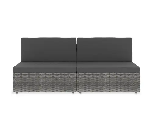 Sektsiooniline Diivan, 2-Kohaline, Polürotang, Hall