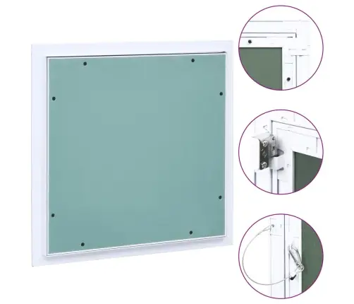 Gipso Kartono Plokštė Su Aliuminiu Rėmu, 300X300Mm