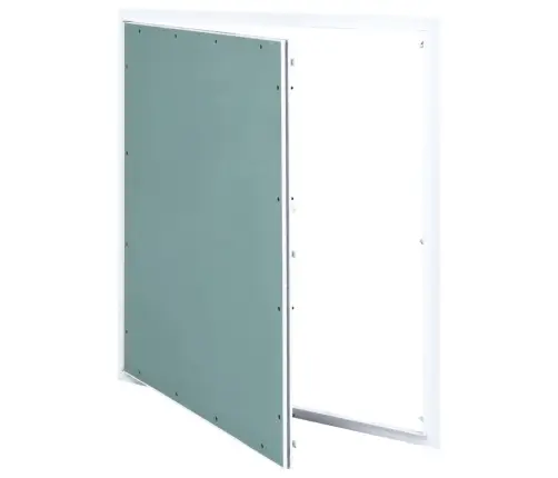 Revīzijas Lūka, Alumīnija Rāmis, Ģipškartons, 500X500 Mm Vidaxl