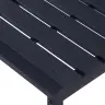 Dārza Sols, 180 Cm, Melns, Ps Plāksne Vidaxl