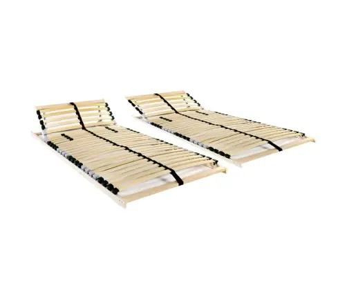 Gultas Redeles, 2 Gab., Ar 28 Līstītēm, 7 Zonas, 70X200 Cm Vidaxl