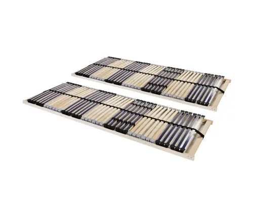 Gultas Redeles, 2 Gab., Ar 42 Līstītēm, 7 Zonas, 70X200 Cm Vidaxl