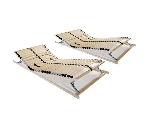 Grotelės Lovoms Su 28 Lentjuostėmis, 2Vnt., 80X200cm 7 Zonos