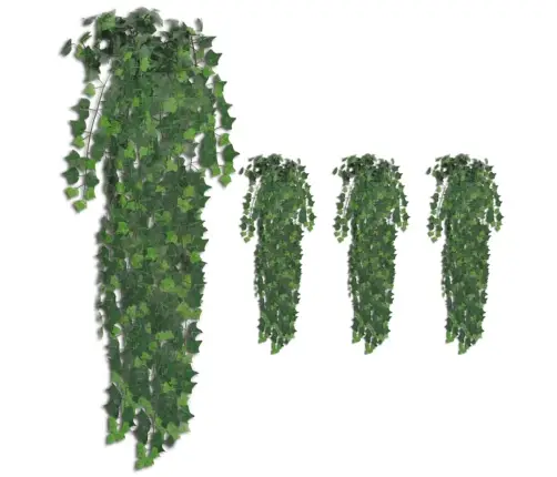 Mākslīgi Efejas Krūmi, 4 Gab., Zaļi, 90 Cm Vidaxl