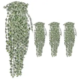 Mākslīgi Efejas Krūmi, 4 Gab., Raibi, 90 Cm Vidaxl