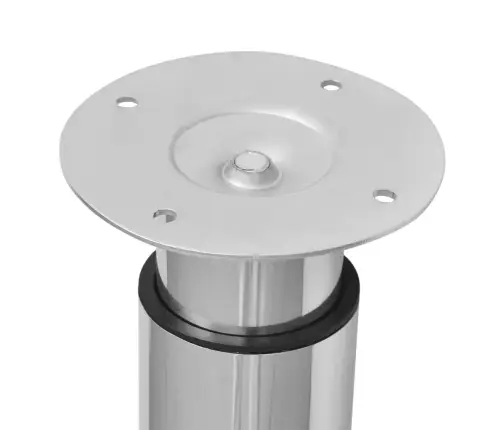 Saliekamas Galda Kājas, 4 Gab., Hroma Krāsā, 710 Mm-1100 Mm Vidaxl