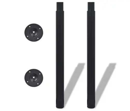 Teleskoop-Lauajalg, 4 Tk, Must, 710–1100 Mm