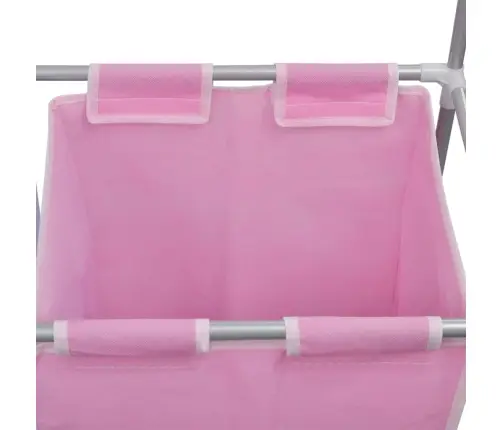 2-Osalised Musta Pesu Sorteerimise Korvid 2 Tk, Riiuliga