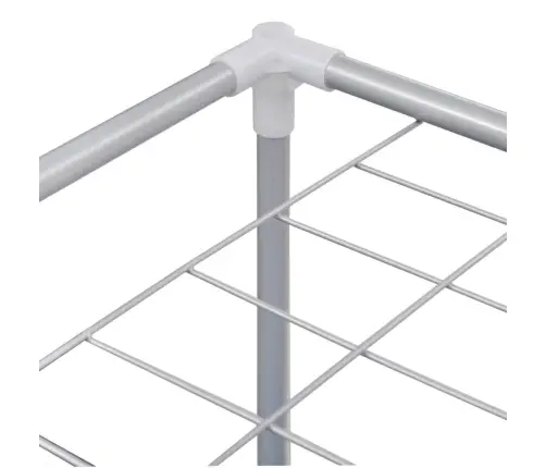 2-Osalised Musta Pesu Sorteerimise Korvid 2 Tk, Riiuliga