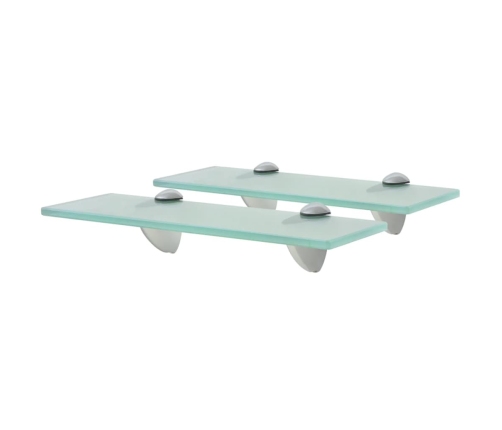 Sienas Plaukti, 2 Gab., 30X10 Cm, 8 Mm, Stikls Vidaxl