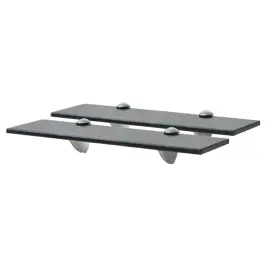Sienas Plaukti, 2 Gab., 40X10 Cm, 8 Mm, Stikls Vidaxl