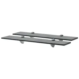 Sienas Plaukti, 2 Gab., 60X10 Cm, 8 Mm, Stikls Vidaxl