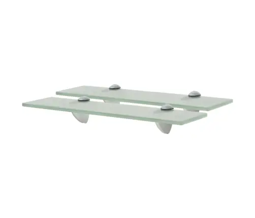 Sienas Plaukti, 2 Gab., 40X10 Cm, 8 Mm, Stikls Vidaxl