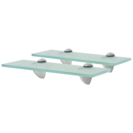 Sienas Plaukti, 2 Gab., 30X20 Cm, 8 Mm, Stikls Vidaxl