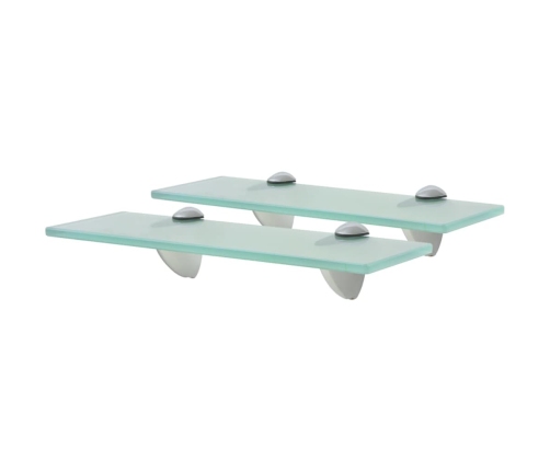 Sienas Plaukti, 2 Gab., 30X20 Cm, 8 Mm, Stikls Vidaxl