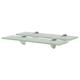Sienas Plaukti, 2 Gab., 40X20 Cm, 8 Mm, Stikls Vidaxl