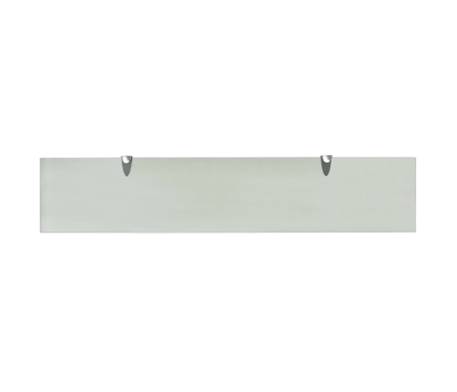 Sienas Plaukti, 2 Gab., 100X20 Cm, 8 Mm, Stikls Vidaxl