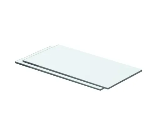 Stikla Plauktu Paneļi, 2 Gab., 40X15 Cm, Caurspīdīgi Vidaxl