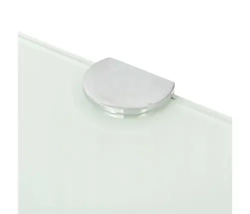 Kampinės Lentynos, 2Vnt., Baltos, 35X35cm Stiklas Kampinės Lentynos, 2Vnt., Baltos, 35X35cm Stiklas