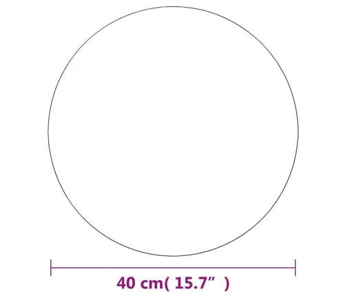 Sienas Spoguļi, 2 Gab., 40 Cm, Apaļi, Stikls Vidaxl