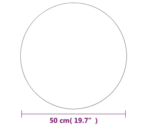 Sienas Spoguļi, 2 Gab., 50 Cm, Apaļi, Stikls Vidaxl