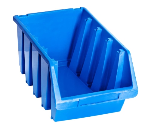 Uzglabāšanas Nodalījumi, 14 Gab., Zila Plastmasa Vidaxl