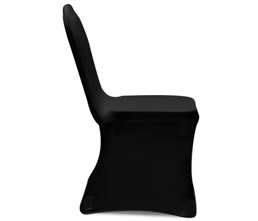 Krēslu Pārvalki, 30 Gab., Melns Elastīgs Audums Vidaxl