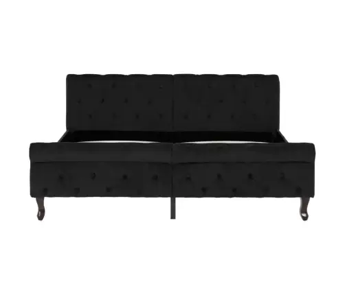 Lovos Rėmas, Juodos Spalvos, 160X200cm Aksomas