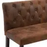 Sols, 148,5 Cm, Brūna Mākslīgā Zamšāda Vidaxl