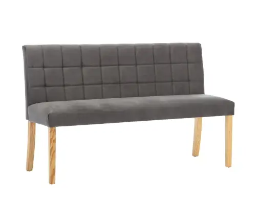 Sols, 140 Cm, Pelēks Samts Vidaxl