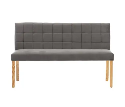 Sols, 140 Cm, Pelēks Samts Vidaxl