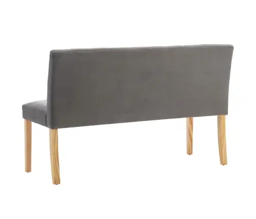 Sols, 140 Cm, Pelēks Samts Vidaxl