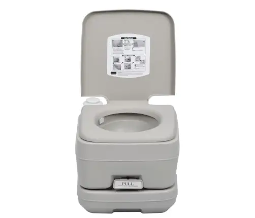 Pārnēsājama Kempinga Tualete, 10+10 L Vidaxl