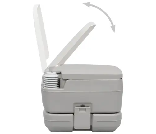 Pārnēsājama Kempinga Tualete, 10+10 L Vidaxl