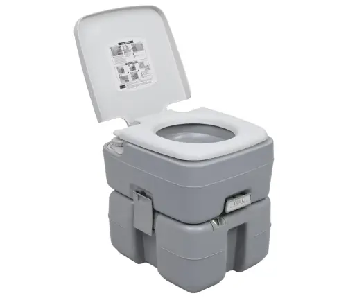 Pārnēsājama Kempinga Tualete, 20+10 L Vidaxl