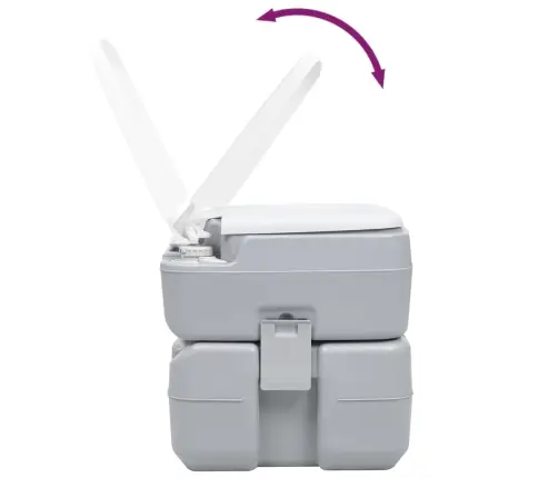 Pārnēsājama Kempinga Tualete, 20+10 L Vidaxl
