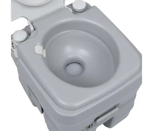 Pārnēsājama Kempinga Tualete, 20+10 L Vidaxl