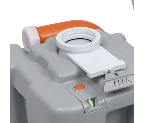 Pārnēsājama Kempinga Tualete, 20+10 L Vidaxl