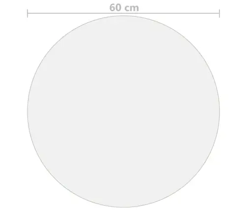Lauakaitse, Läbipaistev, Ø 60 cm 1,6 Mm, Pvc