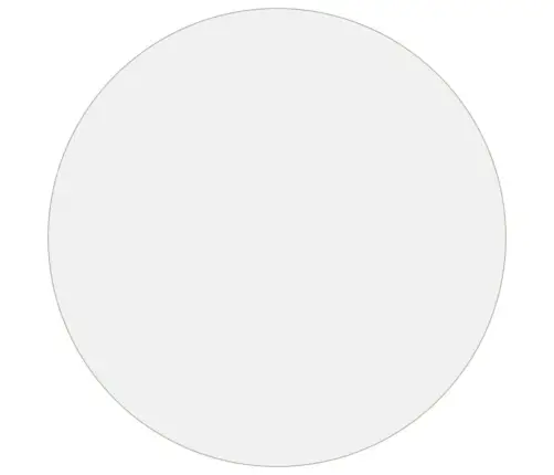 Galda Aizsargsegums, Caurspīdīgs, Ø100 Cm, 1,6 Mm, Pvc Vidaxl