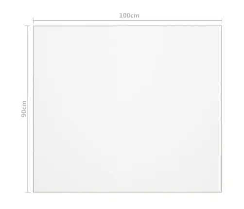Stalo Apsauga, Permatoma, 100X90cm 1,6Mm, Pvc