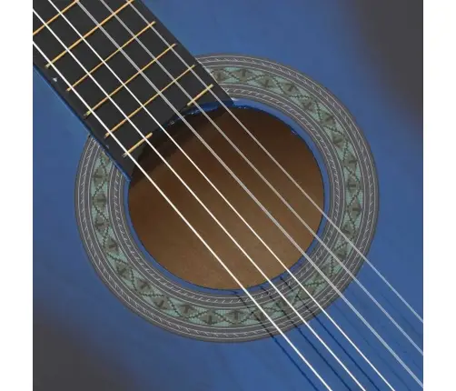 Klasiskā Ģitāra Iesācējiem, Zila, 4/4, 39