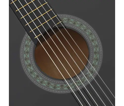 Klasiskā Ģitāra Iesācējiem, Melna, 4/4, 39