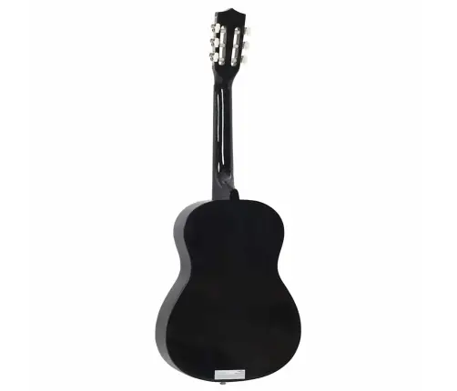 8-Daļīgs Klasiskās Ģitāras Komplekts Bērniem, Melns, 3/4, 36