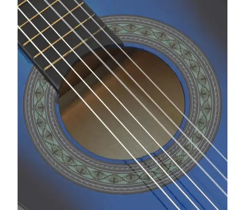 Klasikinė Gitara Pradedantiesiems Ir Vaikams, Mėlyna, 1/2 34"