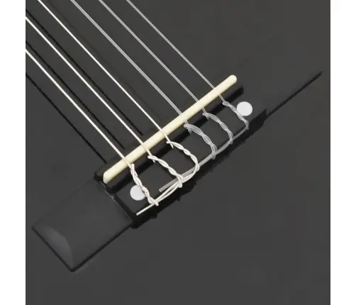 8-Osaline Kitarrikomplekt Algajale, Must 1/2 34"