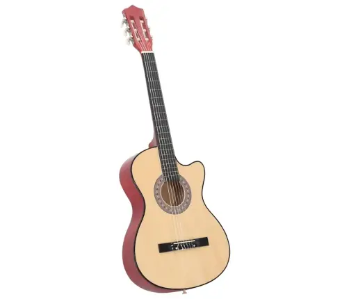 12-Osaline Akustilise Kitarri Komplekt 6 Keelega, 38''