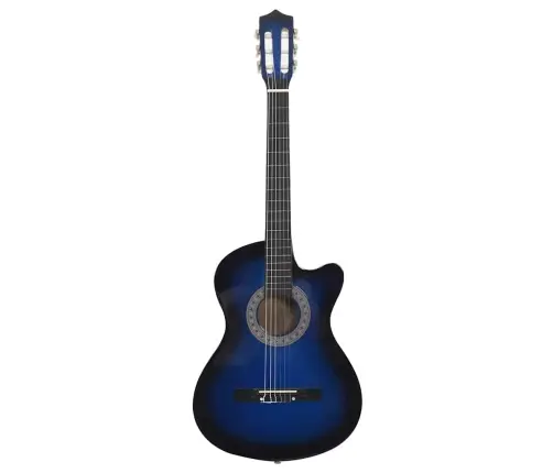 Klasikinė Gitara, Šešėliuotos Mėlynos Spalvos, 38", 6 Stygos