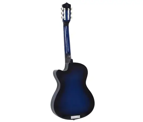 12-Daļīgs Klasiskās Ģitāras Komplekts, Ar 6 Stīgām, Zils, 38